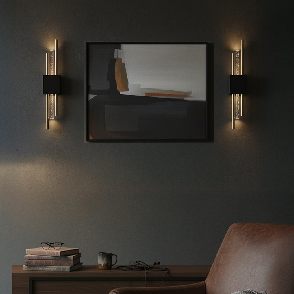 Applique Aura Noir & Or