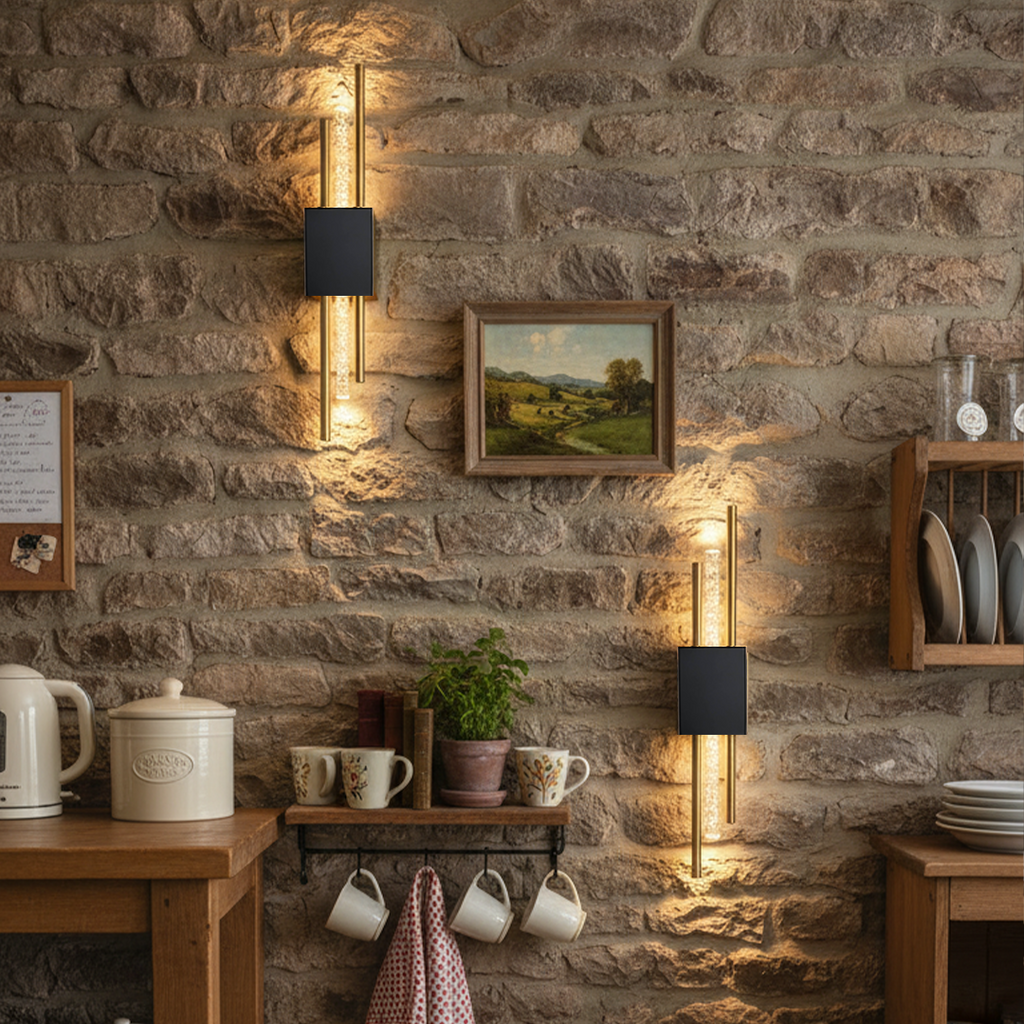 Applique Aura Noir & Or