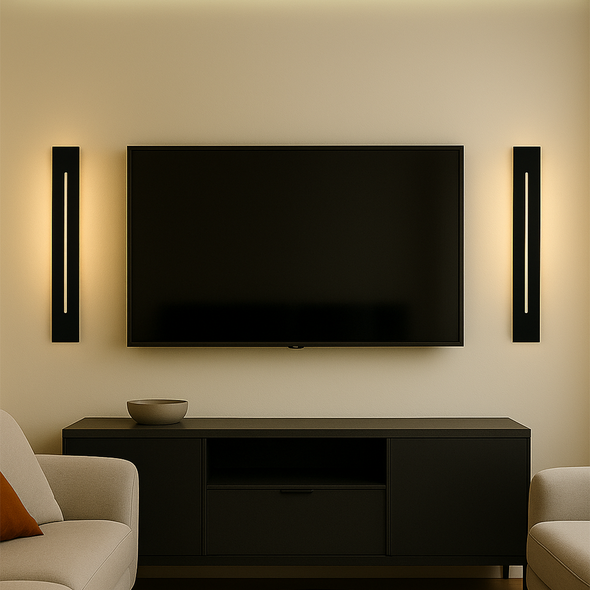 Applique Lame — Barre Murale Sans Fil LED (Pack de 2)