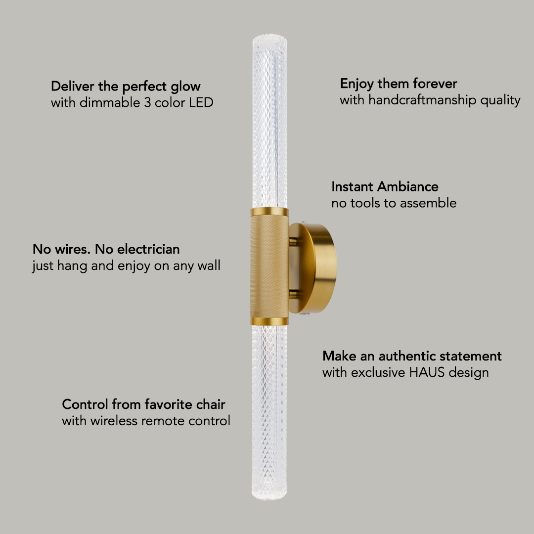 Applique Rêve — Applique Murale Sans Fil LED Dimmable